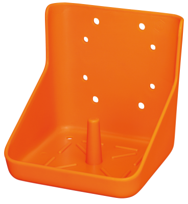 Lecksteinhalter SL3 Flex für Pferde orange