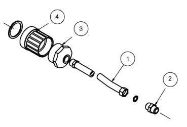 Anschlussset für IBC-Tank 1/2" mit Doppelnippel