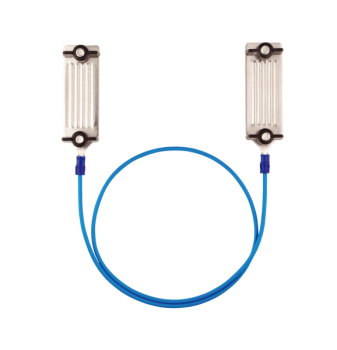 Zaunverbindungskabel ZVK 150 für die Verbindung zwischen zwei Elektrozaunbändern bis 40 mm Breite, Kabellänge ca. 150 cm