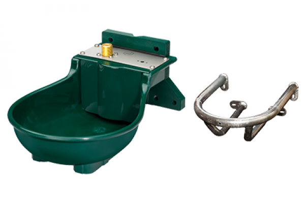 Tränkebecken Set SB 112 aus Kunststoff, mit Schwimmerventil und Schutzbügel Tränkebecken Set SB 112 aus Kunststoff, mit Schwimmerventil und Schutzbügel